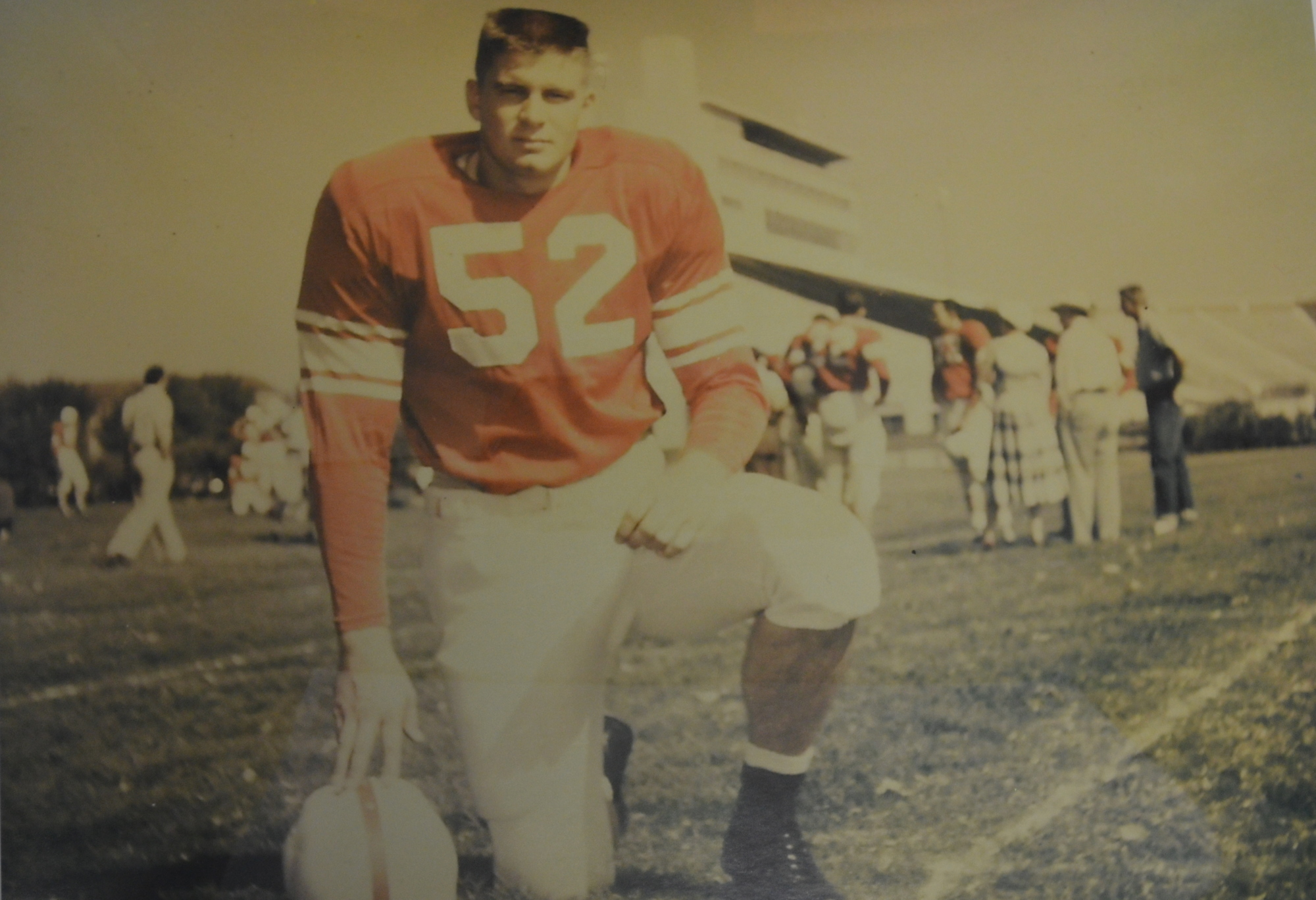 Woody Wolverton played for the University of Oklahoma from 1953 to 1956.