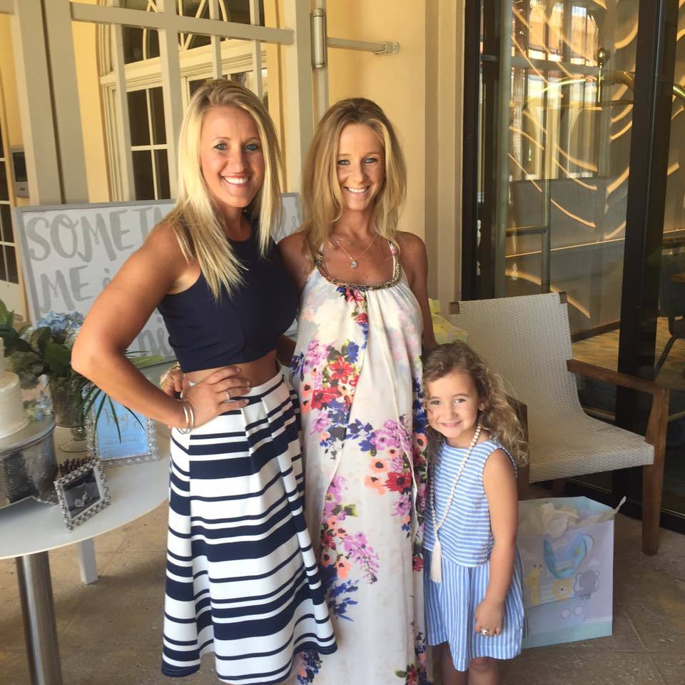 Meaghan Dorrell with Ashley and Finley Markley