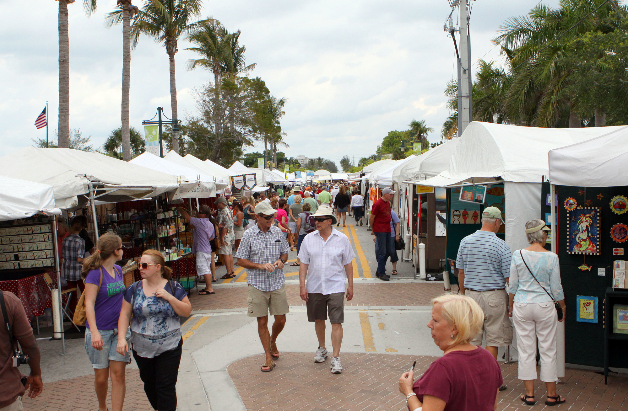 Until this year, the Siesta Fiesta occupied all of Ocean Boulevard — which drew complaints from some businesses in the village.