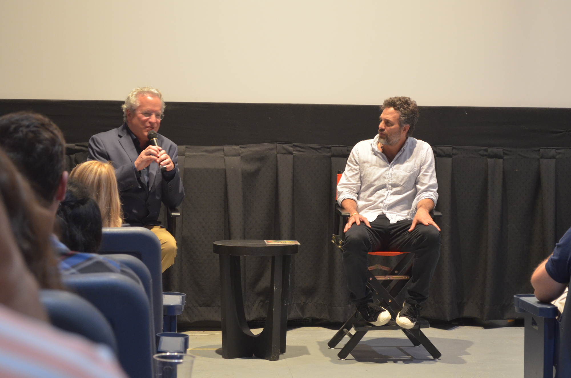 Jon Bowermaster and Mark Ruffalo, following the screening of 