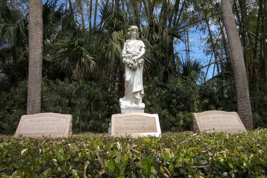 John and Mable Ringling's graves