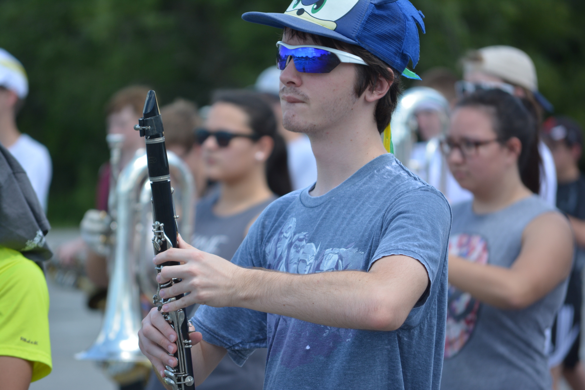 Clarinet player Matthew Estes will perform with the Lakewood Ranch High School marching band in the Tribute to Heroes Parade.