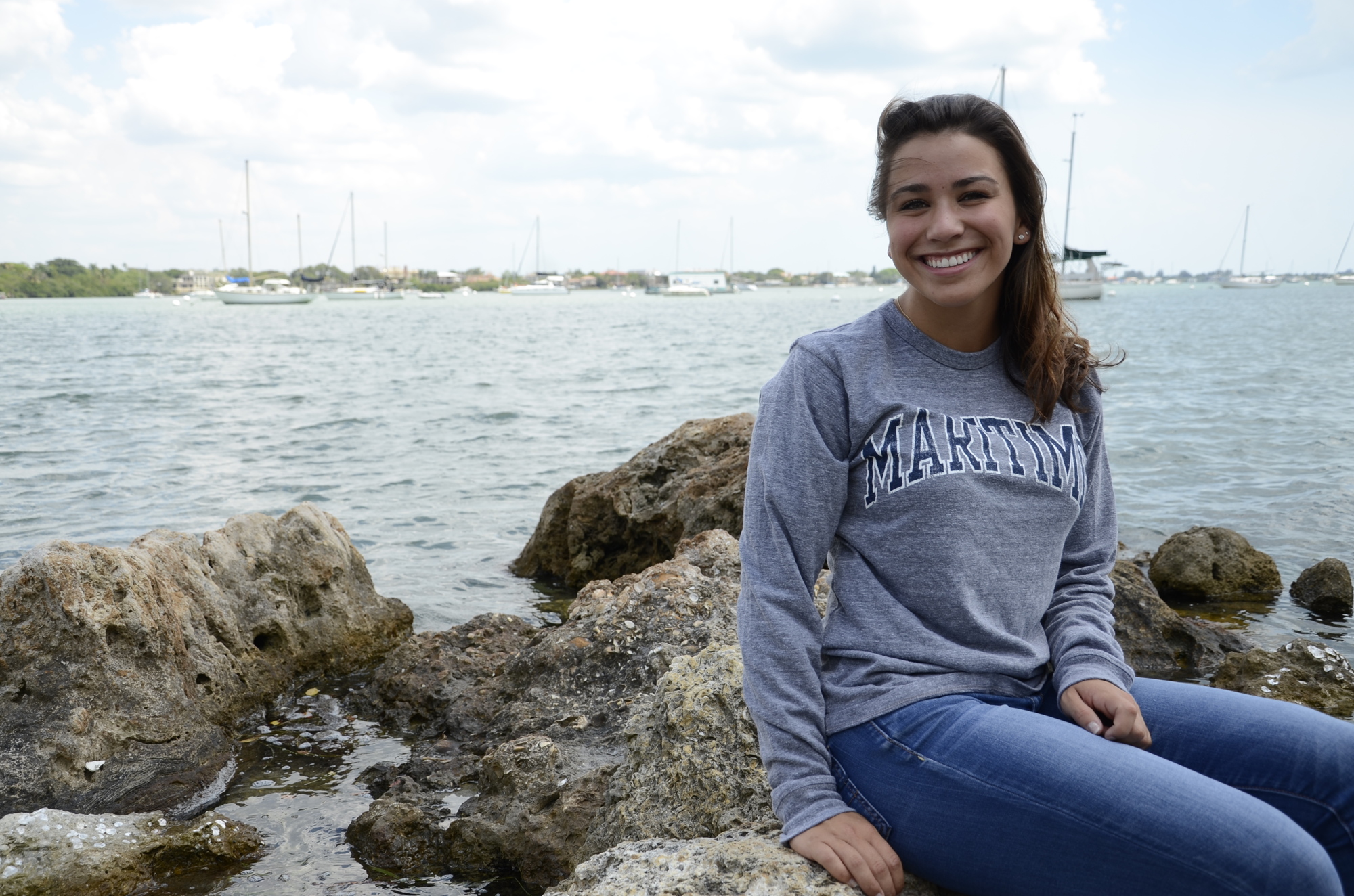 Although Miller Condrack sailed for a Venice team, she said competing in the regattas in Sarasota Bay were fun because it was like sailing at 