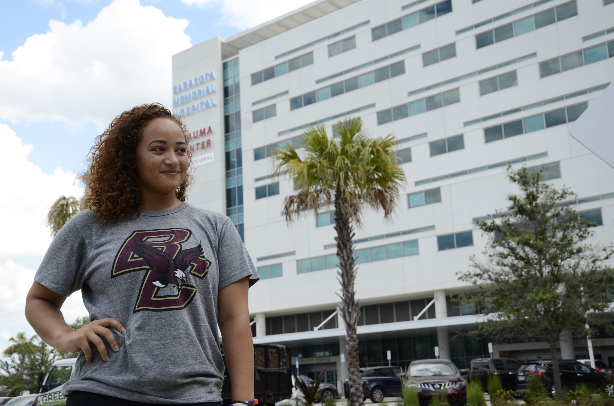 Sierra Dickerson completed an internship at Sarasota Memorial Hospital. While there, she realized she wanted to be the kind of doctor who gets to interact with her patients.