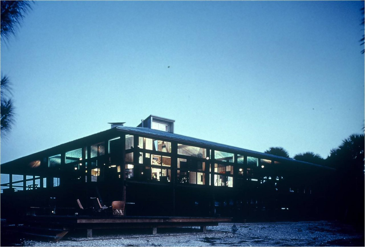 MacDonald lived in this Siesta Key home, designed by Tim Seibert in 1970. Courtesy image.