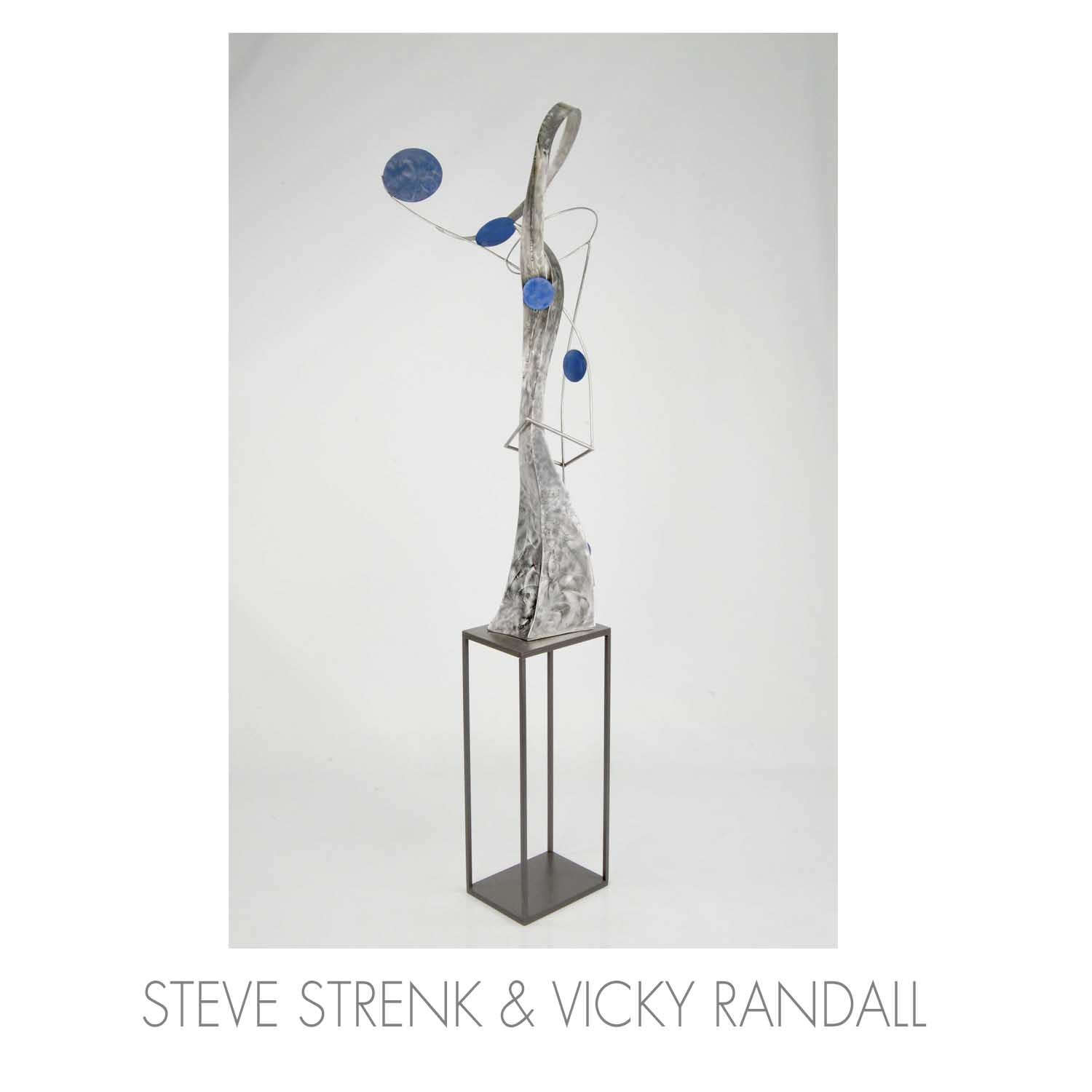 “Sapphire VI” is a collaborative work by sculptors Vicky Randall and Steven Strenk.