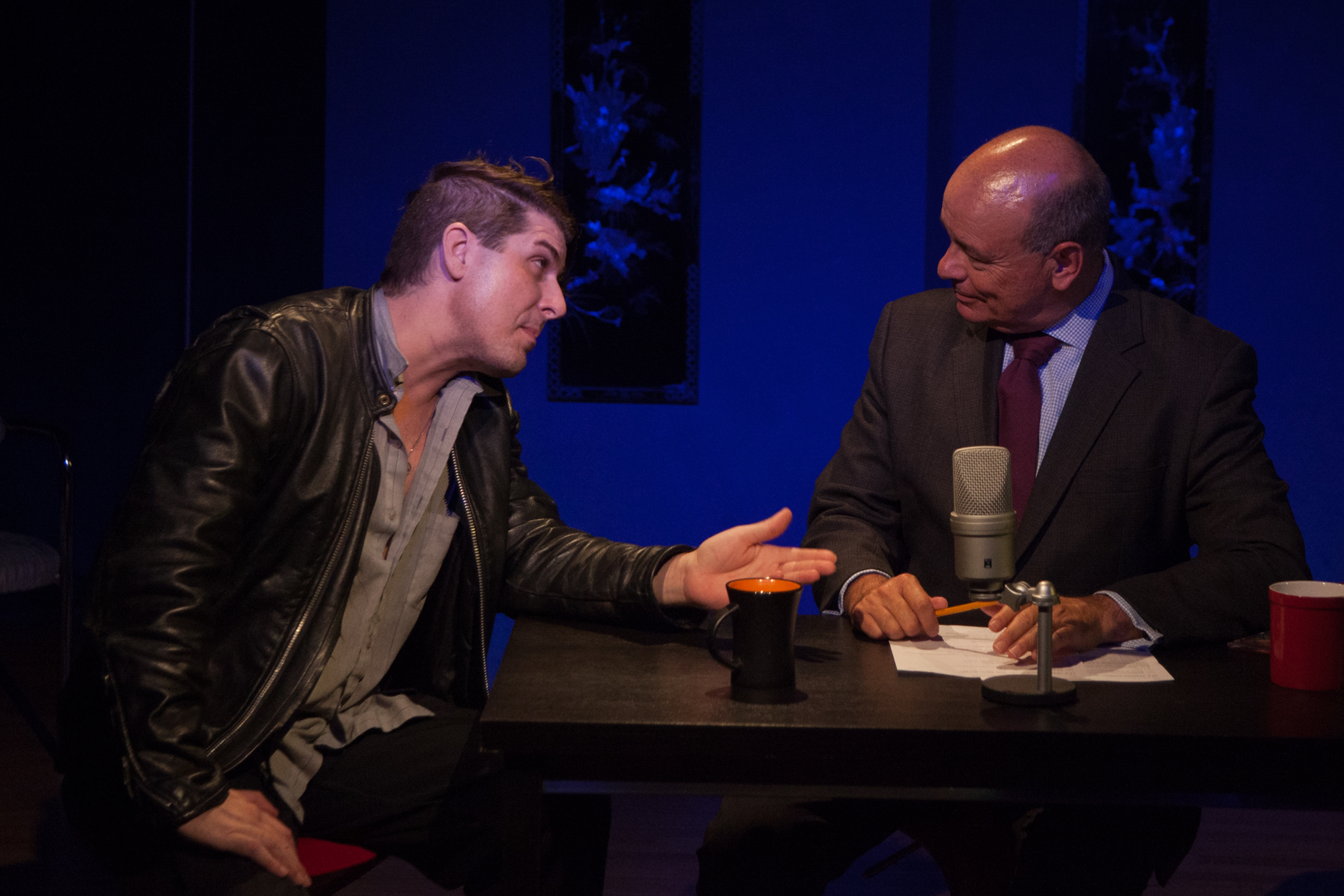 Rafael Petlock and Richard Russell worked with Jones and Dillon to bring the play to life. Courtesy photo by Don Daly