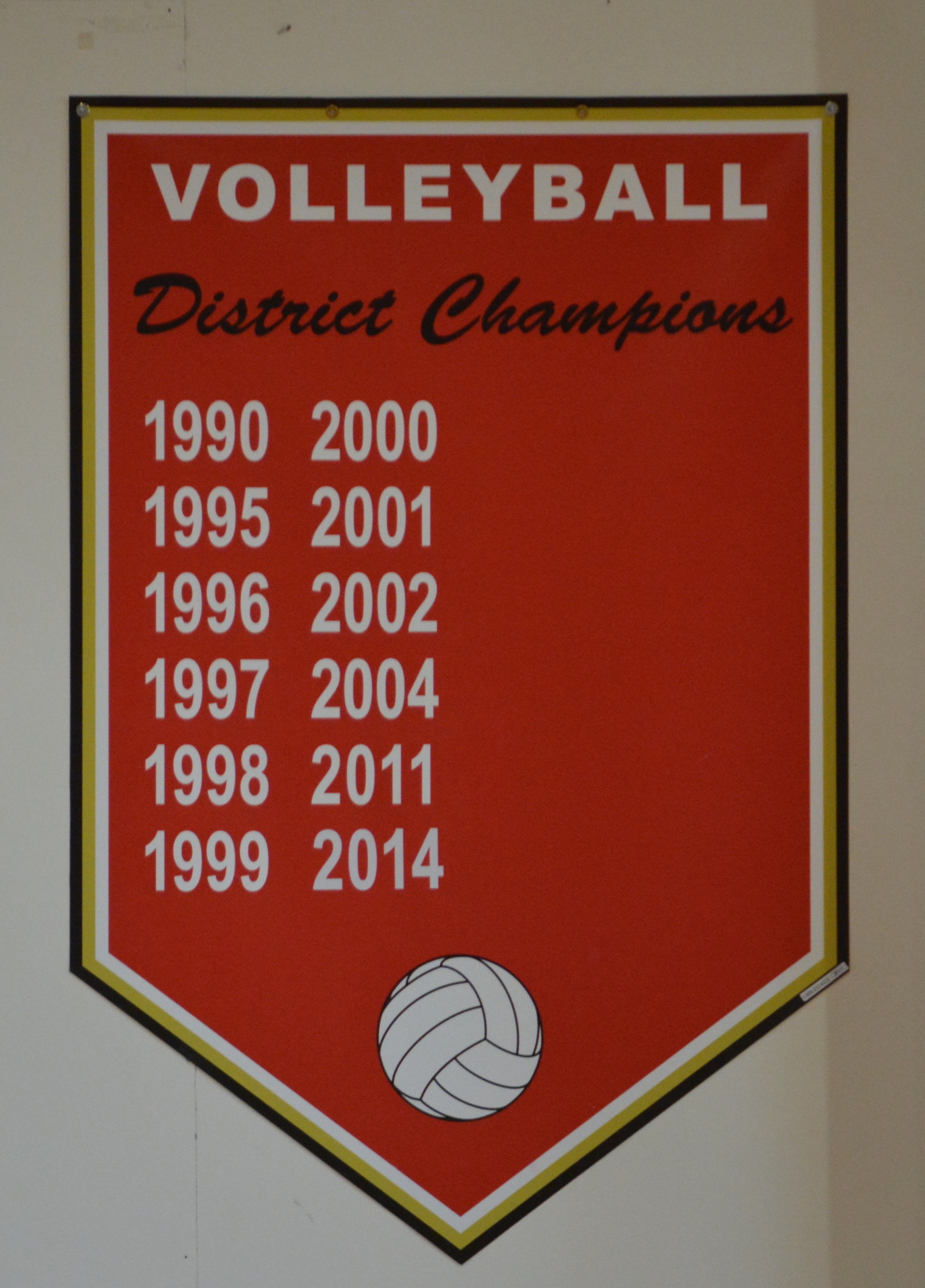 Cardinal Mooney will look to fill up the right side of this banner in the coming years under Sutton.