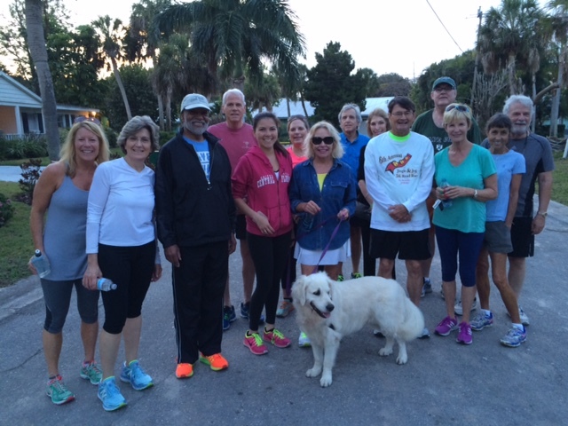 Dan Bailey's walking group was formed at the downtown Sarasota YMCA.