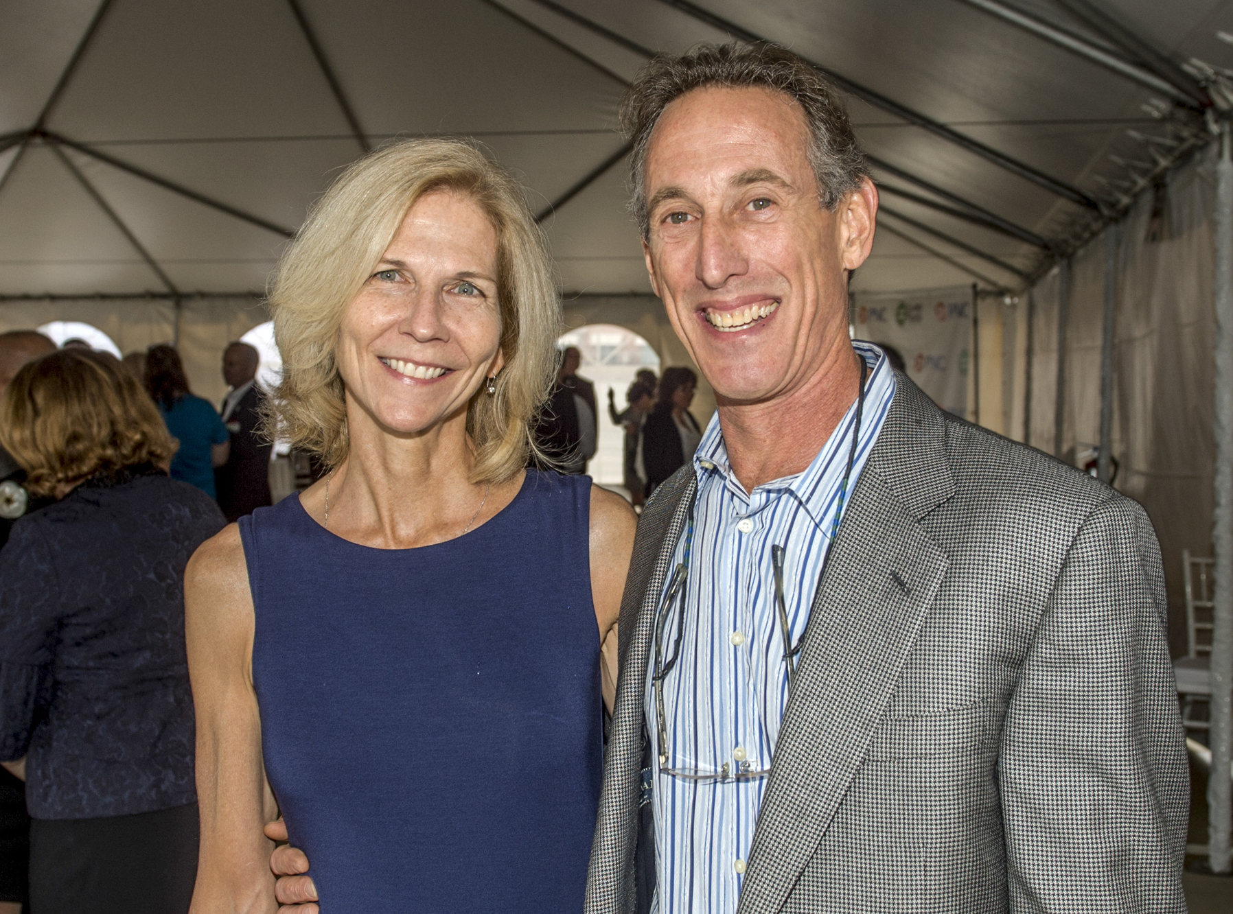 Larry Eger and his wife, Susan Burns, are just two of the slew of movers and shakers who have called the downtown YMCA home.