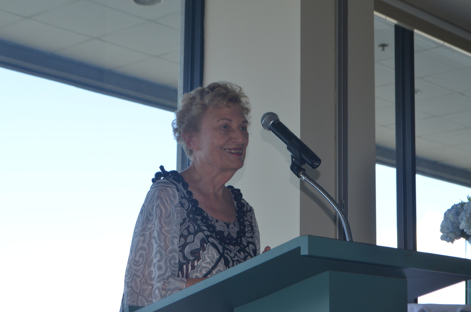 Johnson's younger sister, Eileen, spoke at his celebration of life on Oct. 2. At the end of her speech, she thanked Johnson for being her brother.