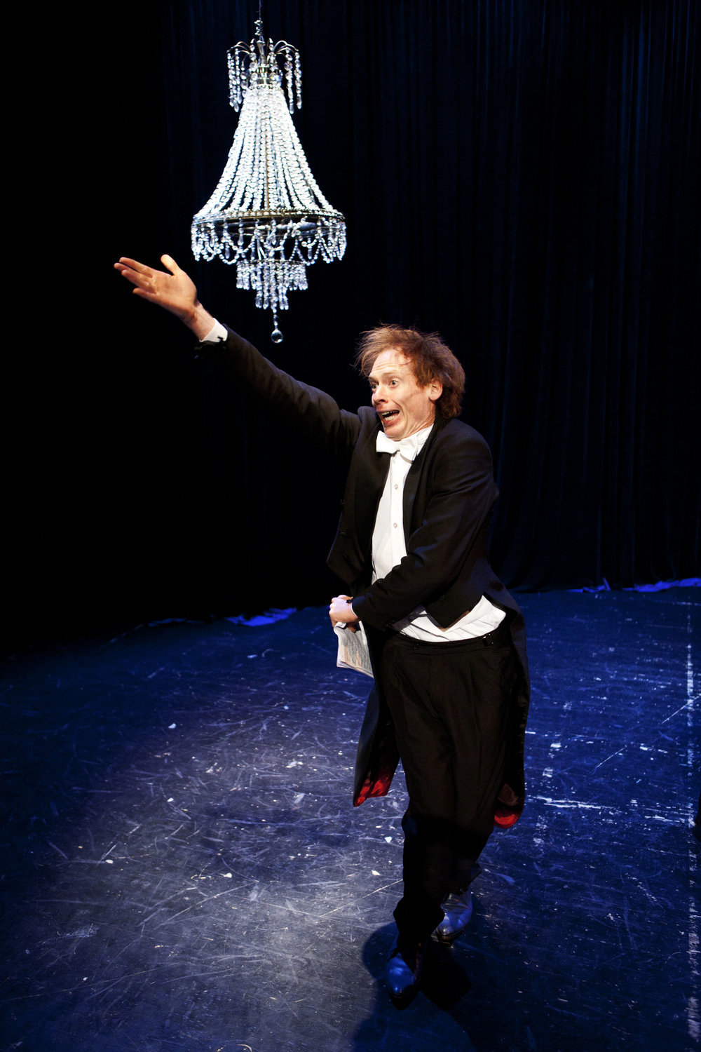 Thomas Monckton turns the idea of artistic pretense on its head in his performance, “The Pianist.” Courtesy photo.