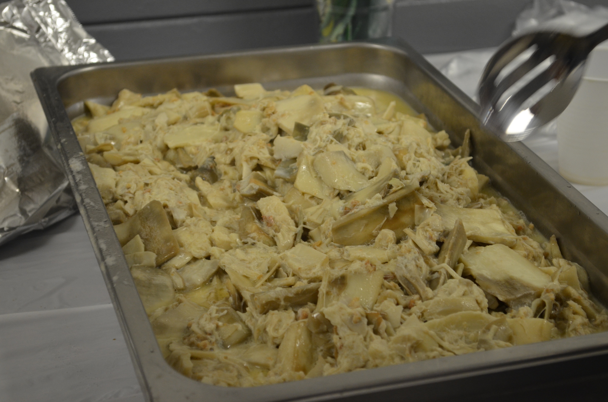 Swamp cabbage simmers before being served during the 43rd annual Pioneer Picnic.