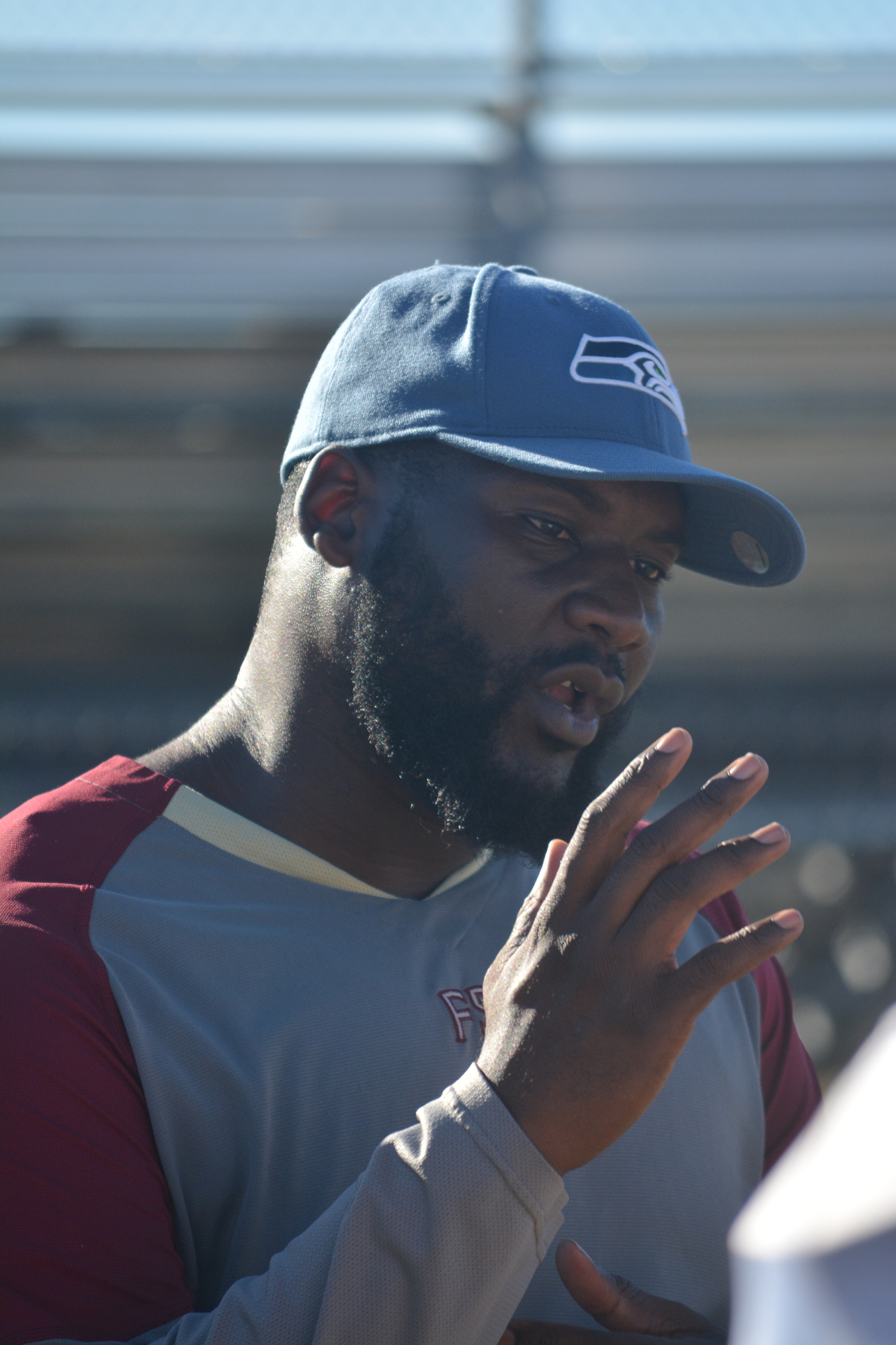Booker interim football coach Dumaka Atkins has instilled the program with discipline and accountability, said athletic director Philip Helmuth.