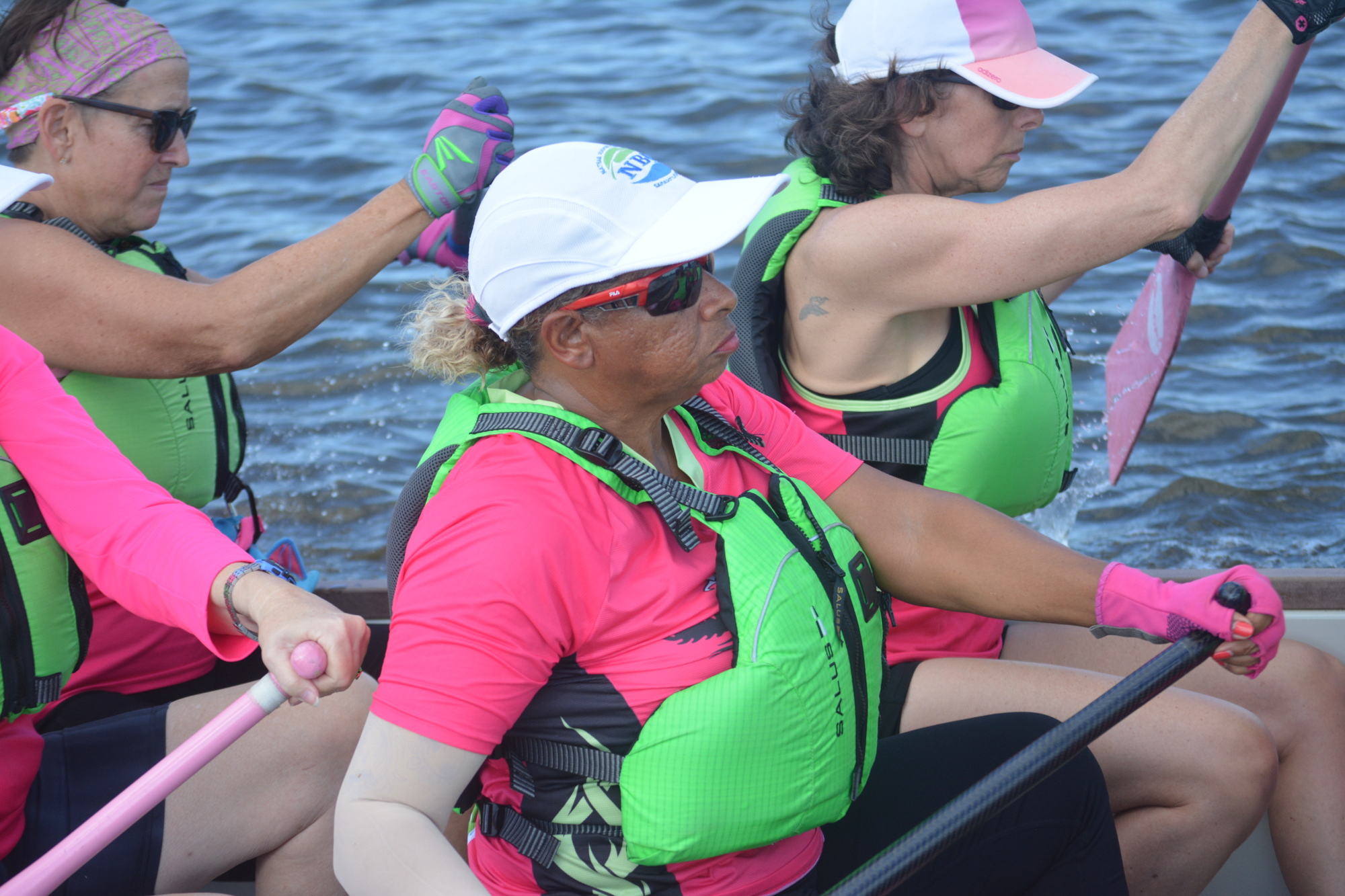 Tee Thomas said her favorite Dragon Boat memory is medaling at the 2014 IBCPC Participatory Dragon Boat Festival, held at Benderson Park.