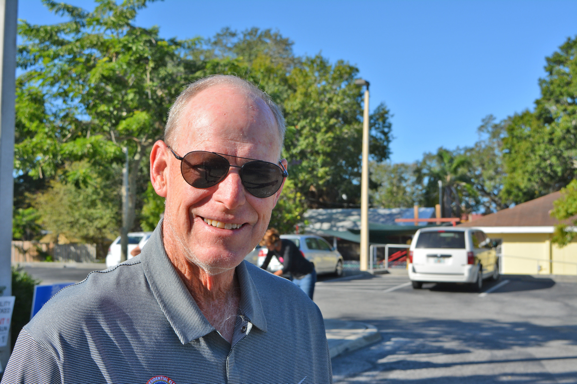 Phil Block was one of at least 80 voters who cast ballots at Precinct 209 between 9 a.m. and 10 a.m.