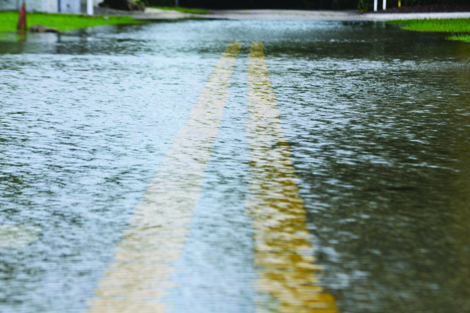 Roads flooded during the storms this summer, but Sarasota avoided real disaster.