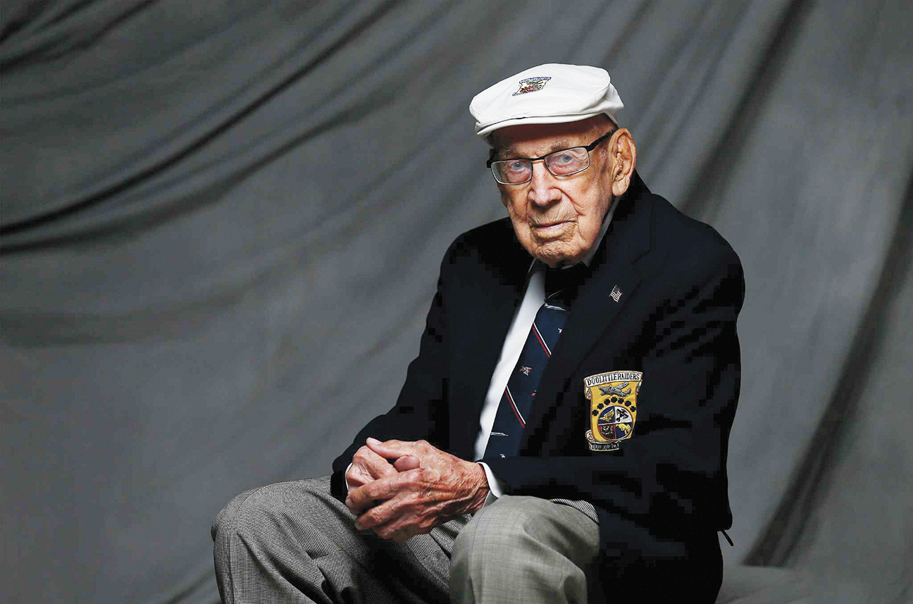 Richard Cole, 100, is the last surviving member of Doolittle’s Raiders. He was Doolittle’s co-pilot. At the time he was 26, and like all of the other Raiders, Cole had never flown a combat mission prior to the Raid over Tokyo. Courtesy photo