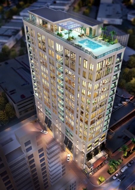 The developer of the DeMarcay on Palm wants to change the planned construction technique to build the high-rise condominium.