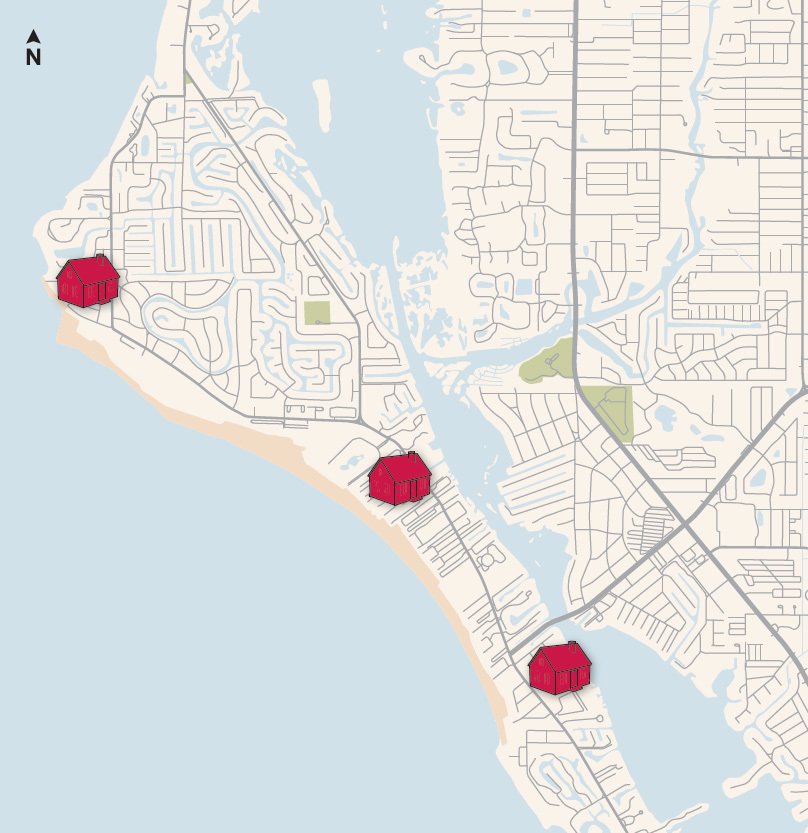If the Sarasota County Commission approves the comprehensive plan amendment, only commercial general-zoned properties would be eligible for hotel redevelopment. There are three chunks of viable land on the island.