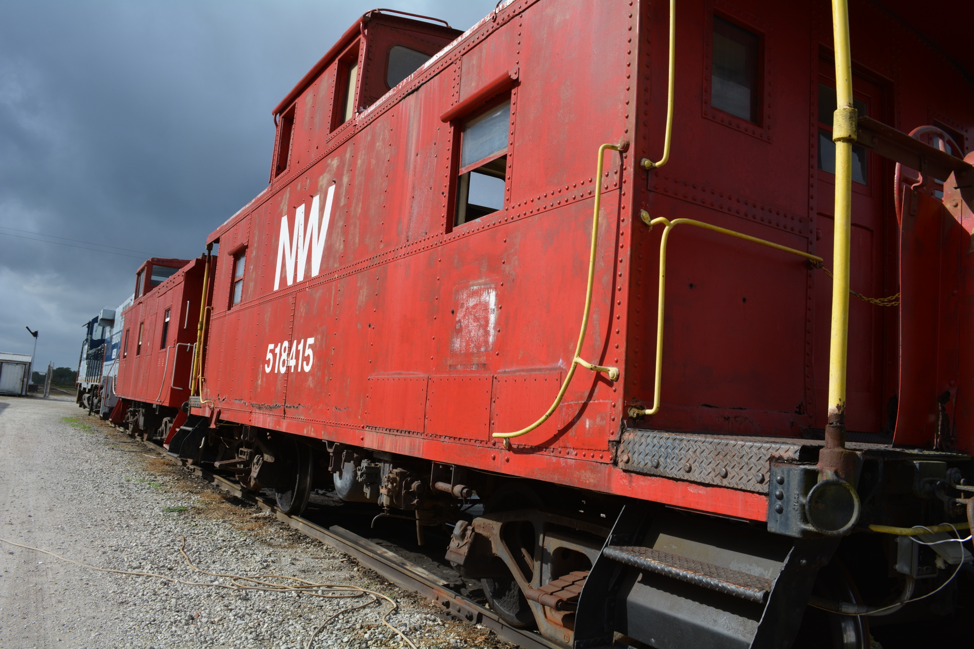 The Florida Railroad Museum has three cabooses which it rents out for parties or larger groups wishing to ride the train.