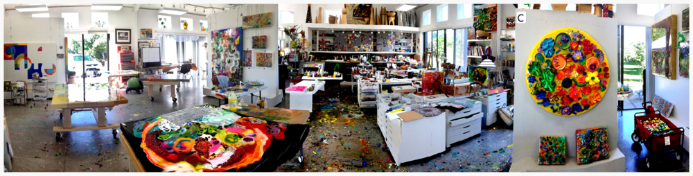 Andrea Dasha Reich's studio. Courtesy photo