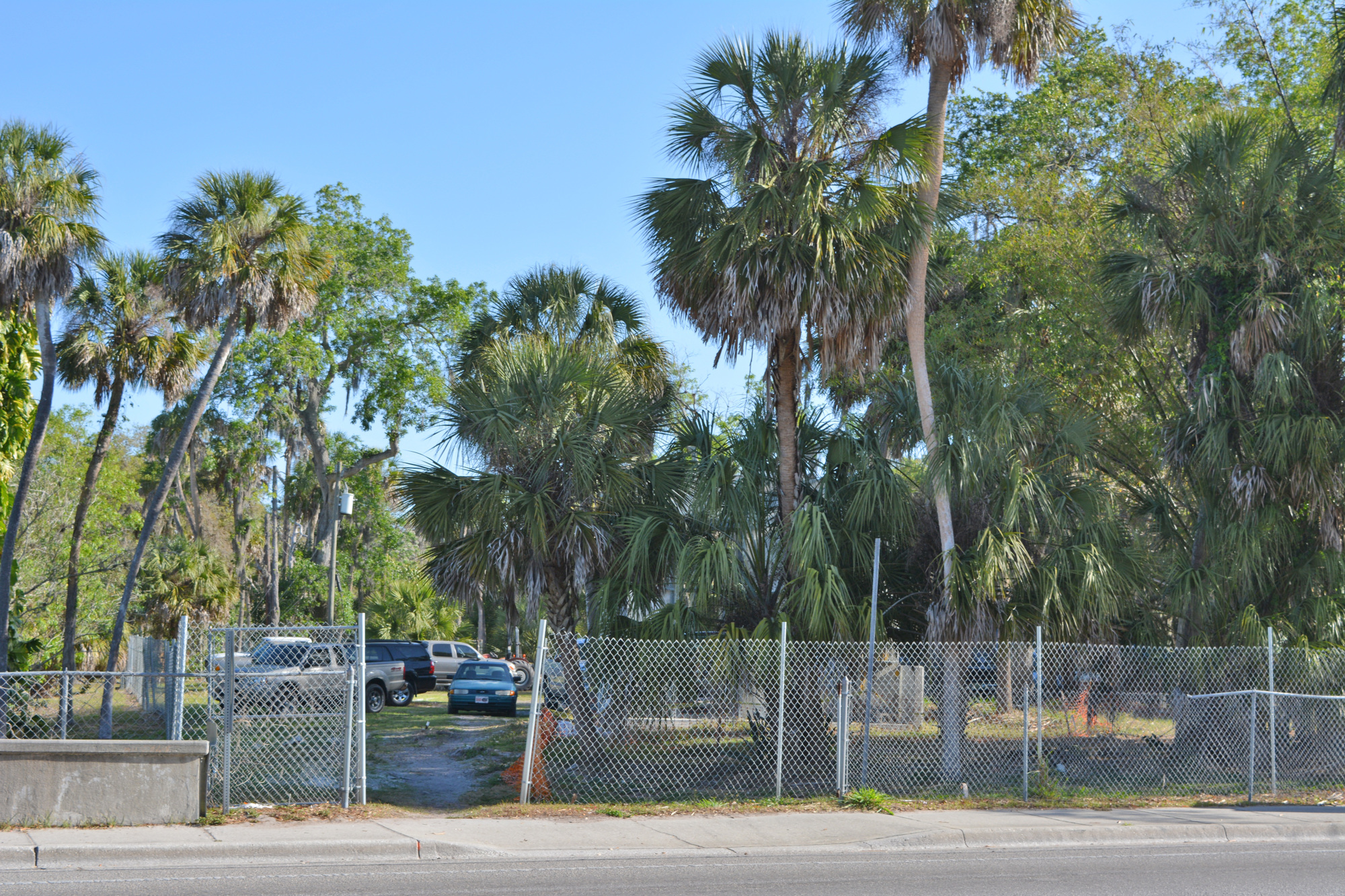 Right now, the future site of new student housing at Ringling College of Art and Design is a staging area for other projects.
