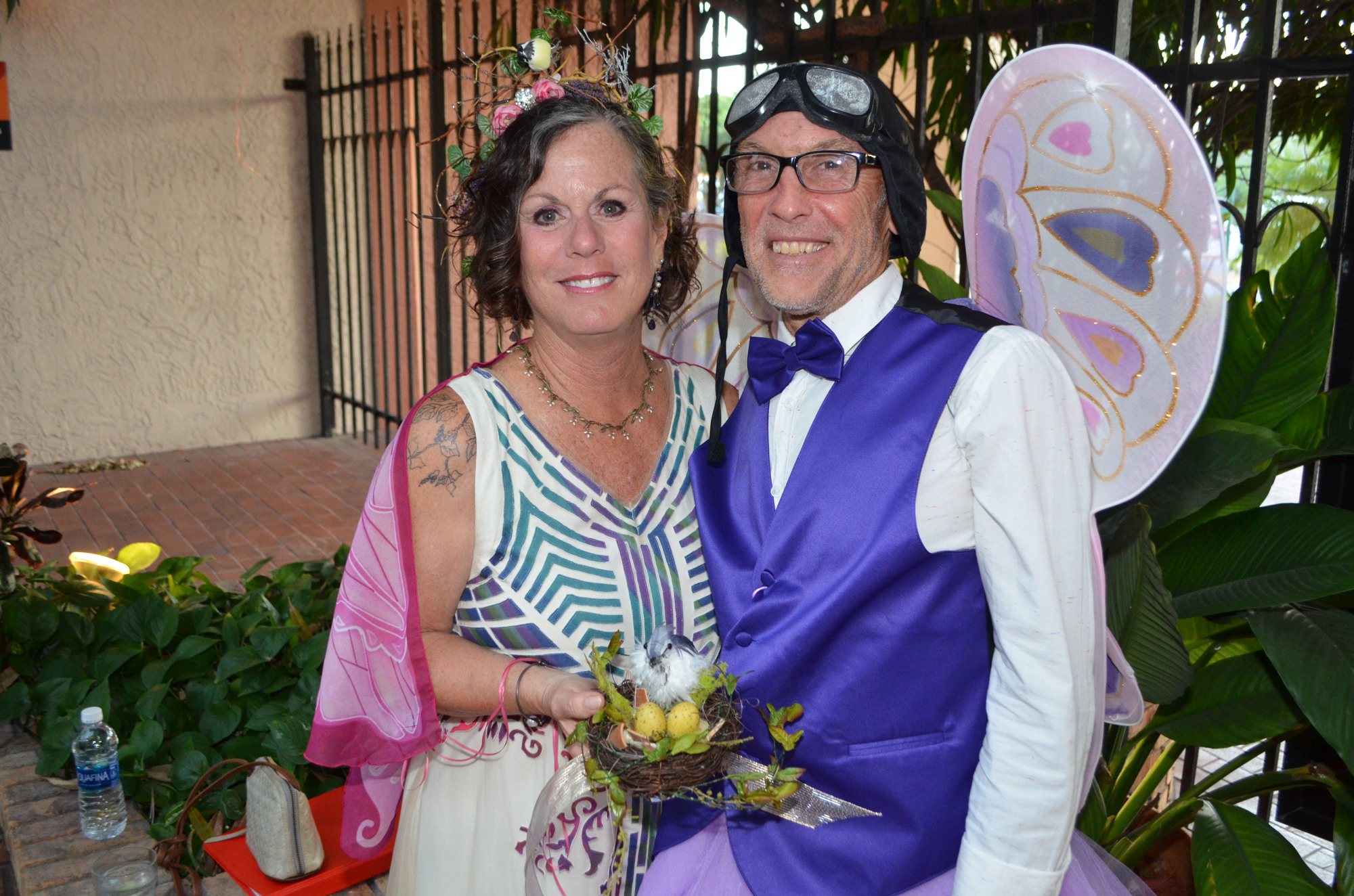 Lisa Kates and Richard LaBrie show off their costumes at Fairytale Ball on March 25 at Michael's On East. Photo by Niki Kottmann