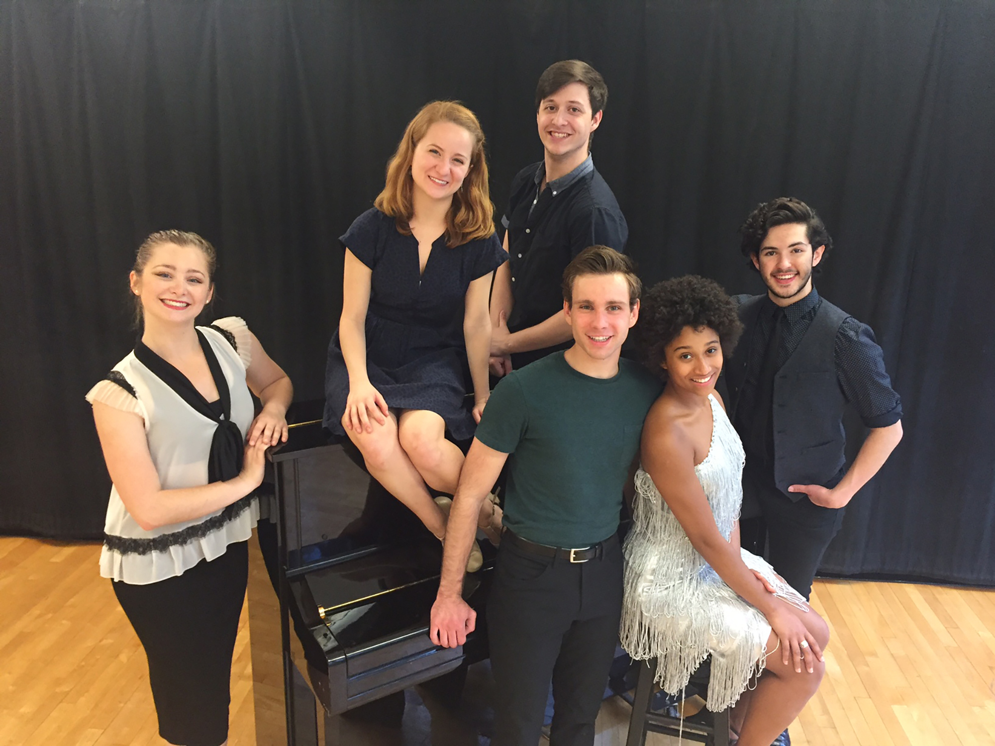 Penn State musical theater students Julia Hemp, Laura Guley, Johnathan Teeling, Joseph Allen, Maria Wirries and Daniel Teixeira will sing in Artist Series Concerts’ tribute to Cole Porter. Courtesy.