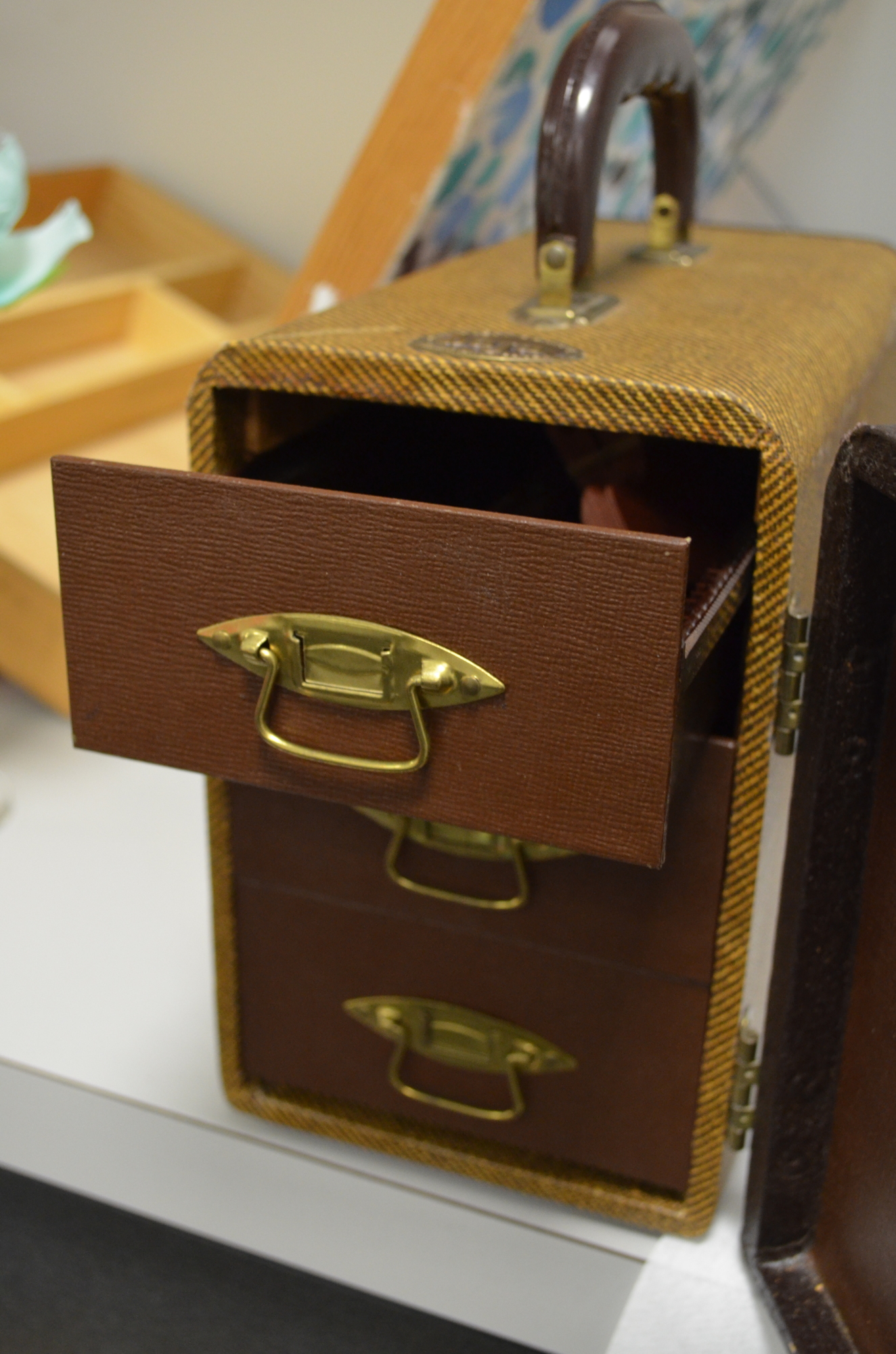 Participants will use salvaged materials, such as this film case The Ringling discovered at Goodwill, to create art. 