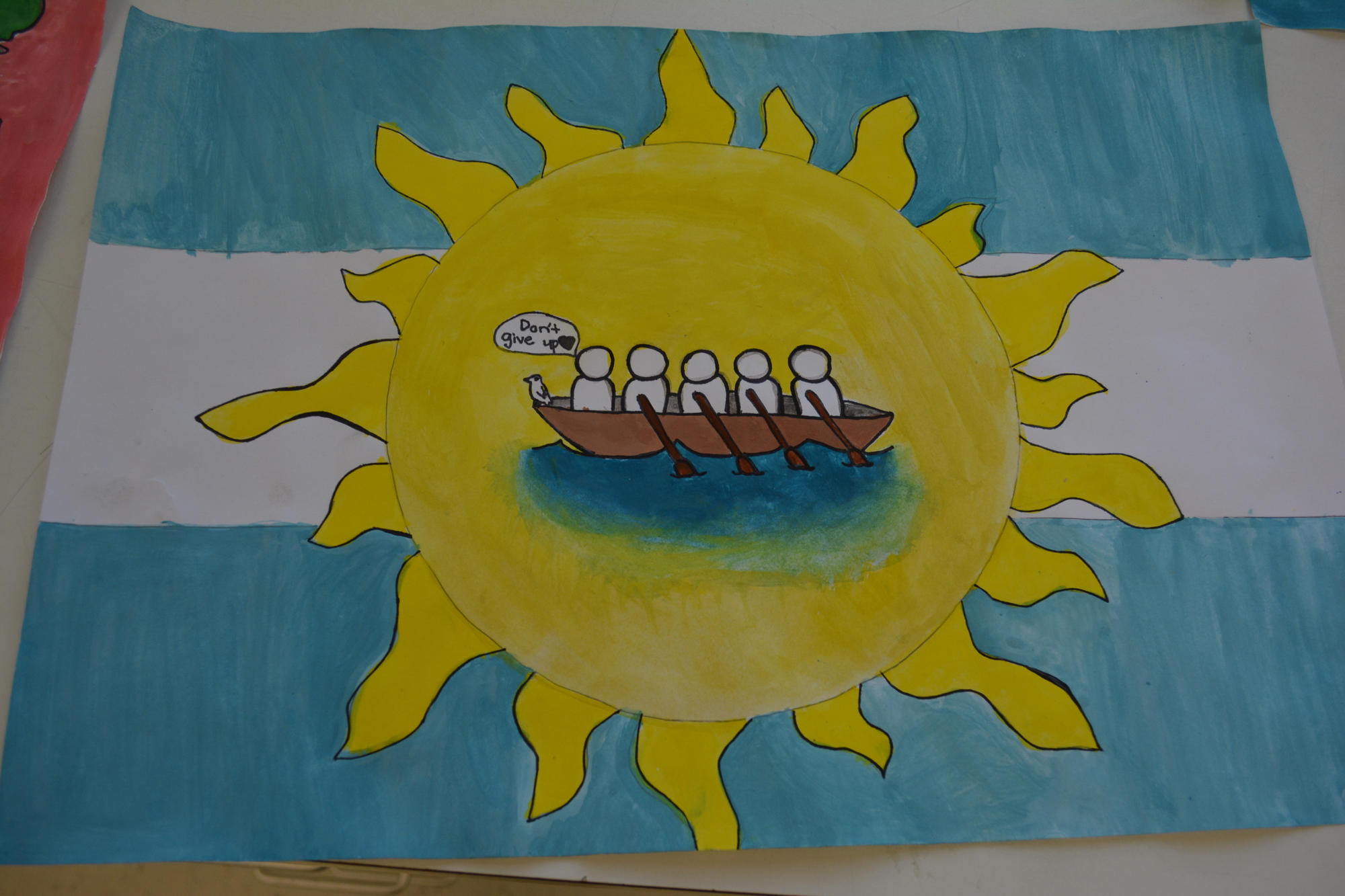 Other sixth-grade students at Braden River Middle School produced some exceptional art during the project.