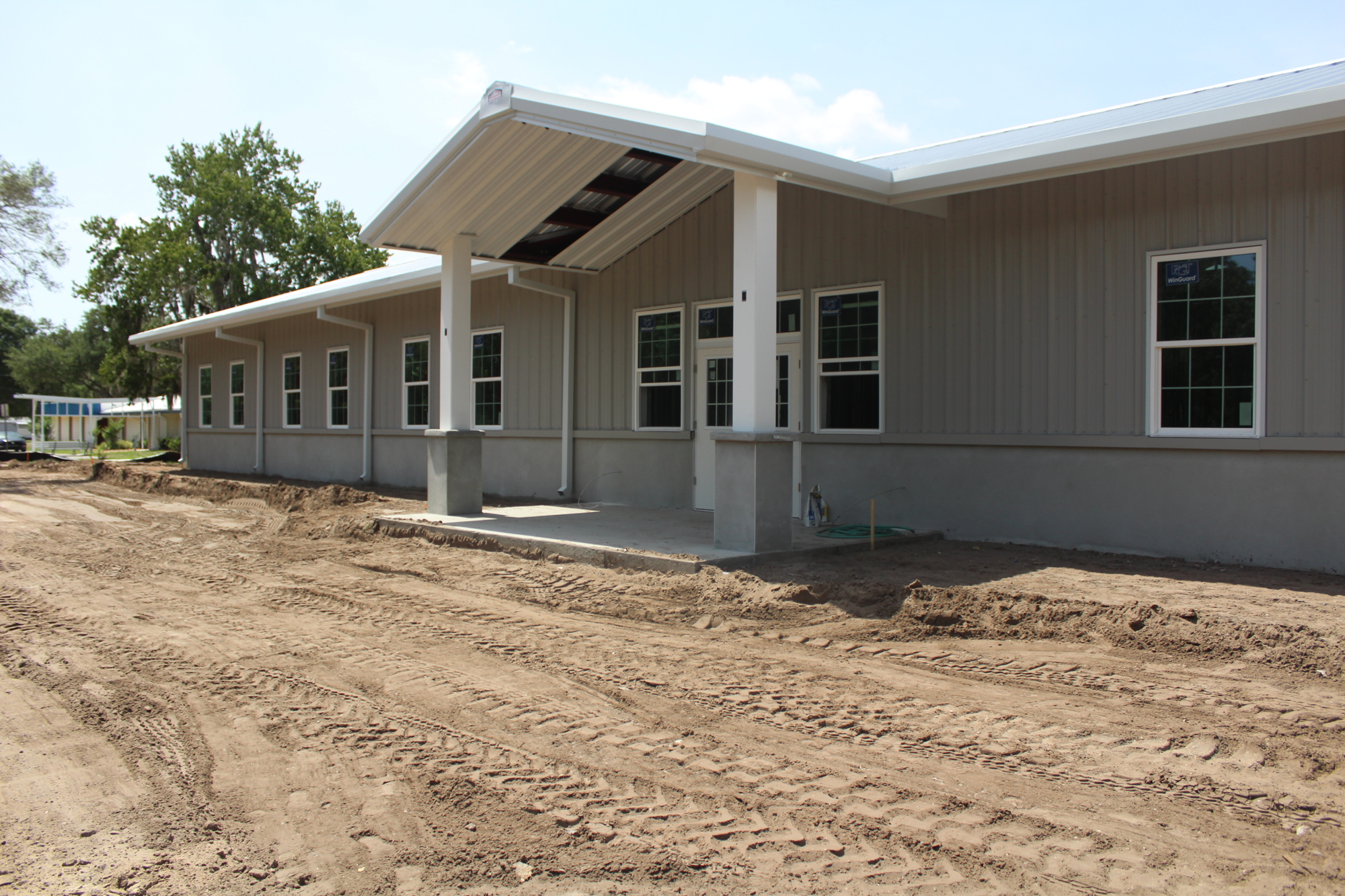 The Haven's newest addition, the Frank Stern Employment Center that is scheduled for completion this August.