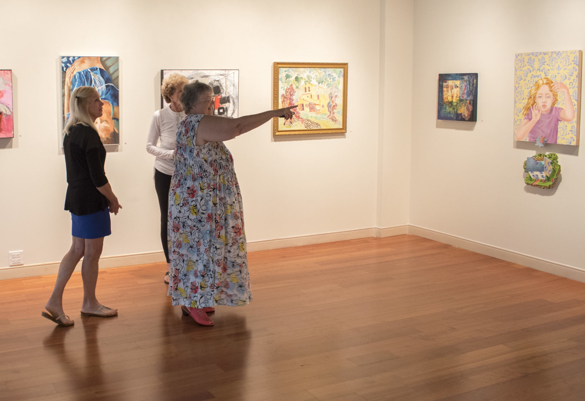 The Sarasota Pen Women exhibit at Ringling College of Art and Design runs through June 22 in the Richard and Barbara Basch Gallery and Willis Smith Gallery. Photo by Niki Kottmann