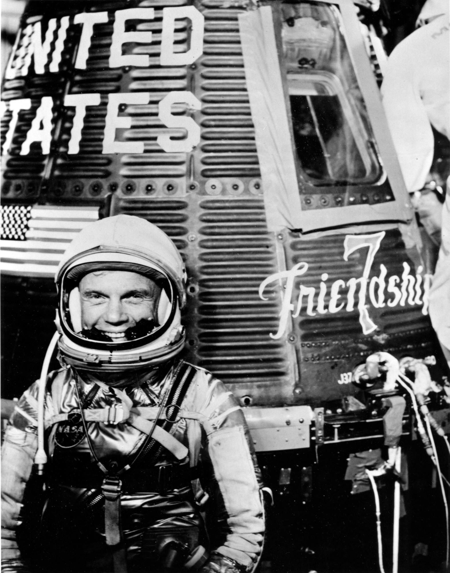 On Feb. 20, 1962, John Glenn became the first American to orbit Earth. Photo courtesy of NASA