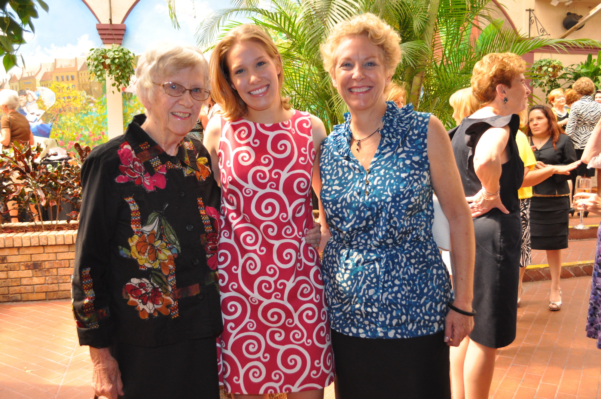 Suzanne Bissell, pictured in 2012 with her granddaughter, Grier Ferguson, and her daughter, Cady Ferguson, moved to Sarasota in 1952 with her husband, Jack Bissell, after earning an education degree from the University of Florida. File photo