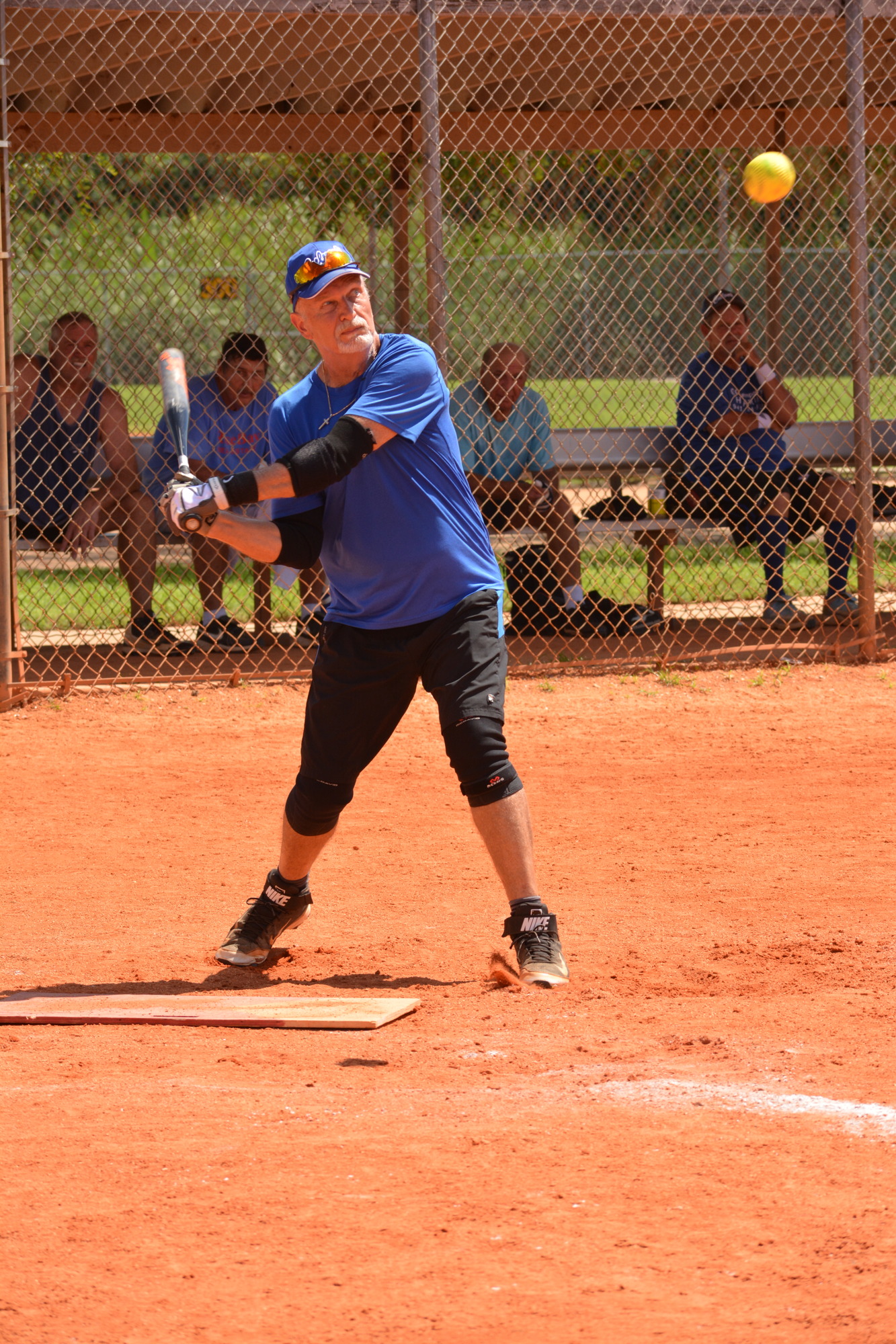 Pete Mancinelli takes his swing.