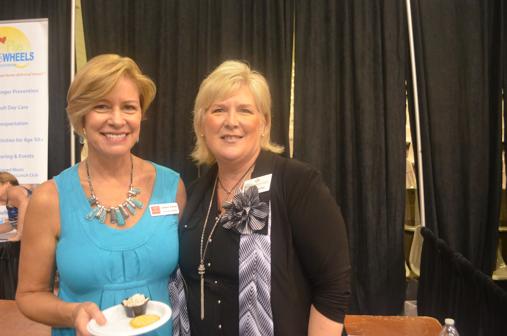 Kathleen Williams and Maribeth Phillips at last year's event.
