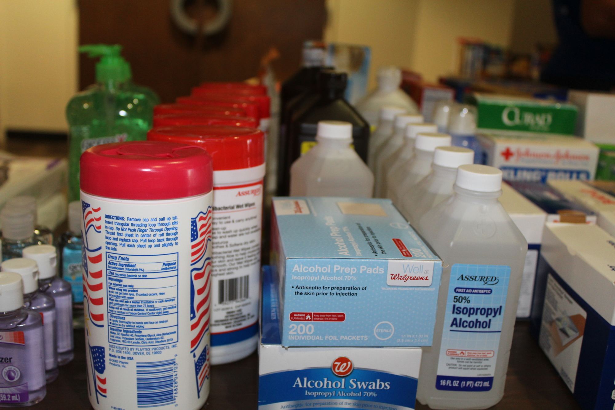 Medical supplies are in stock at Bayside Community Church's East Bradenton Campus.