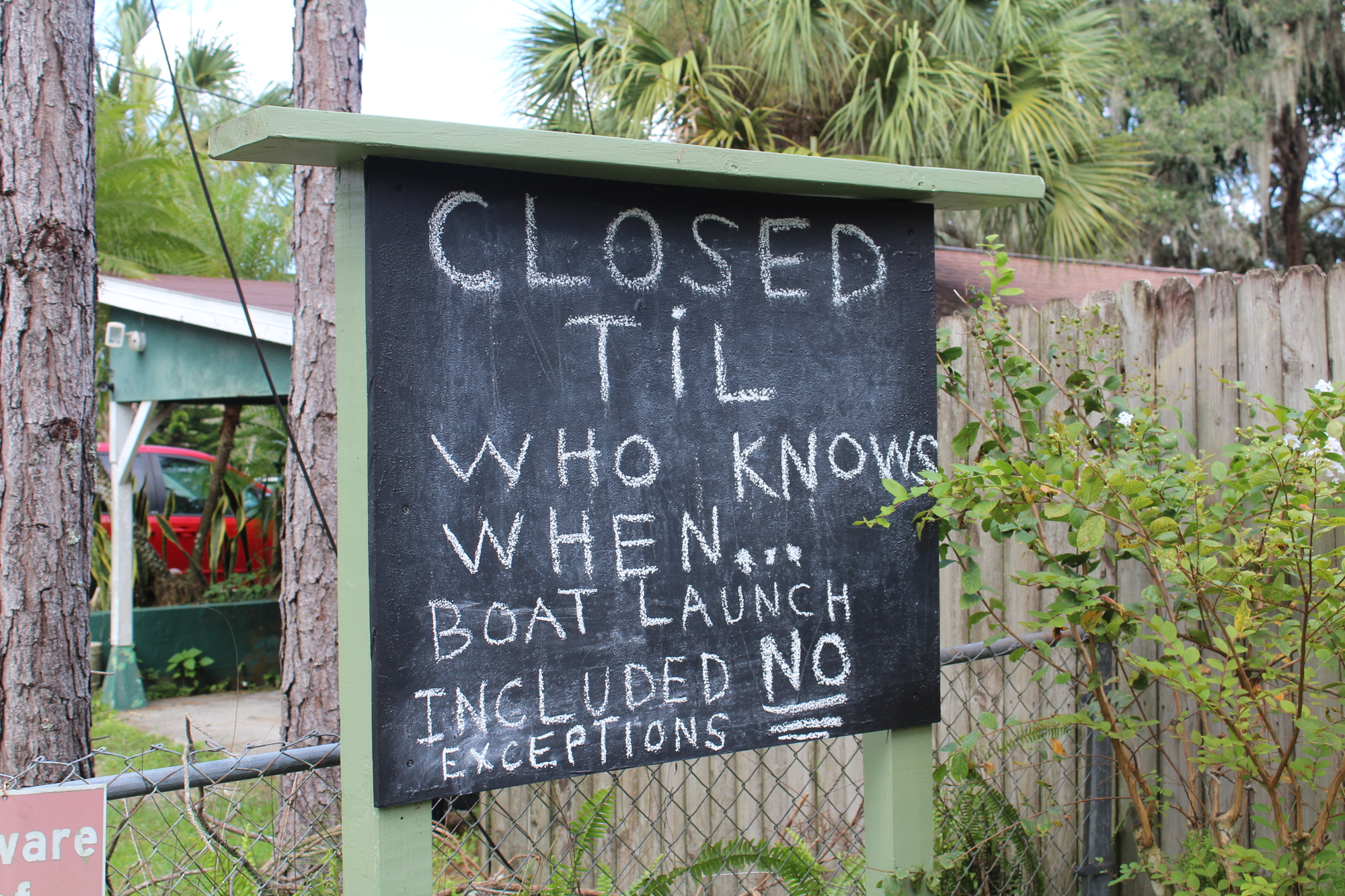 Ray’s Canoe Hideaway will be closed until further notice due to damage from Hurricane Irma.