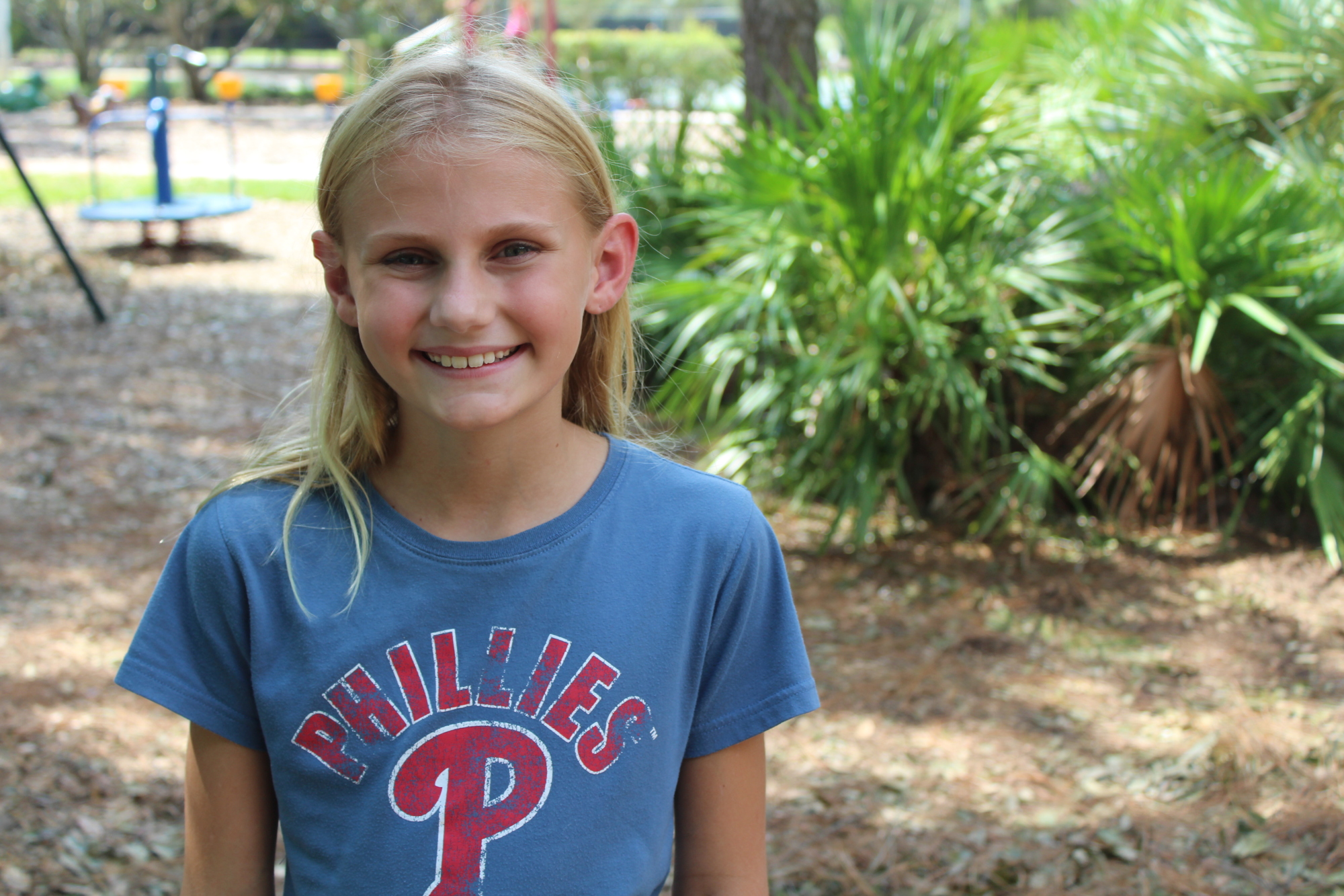 Freedom Elementary School fourth-grader Isabella Carson talks about her hurricane experience.