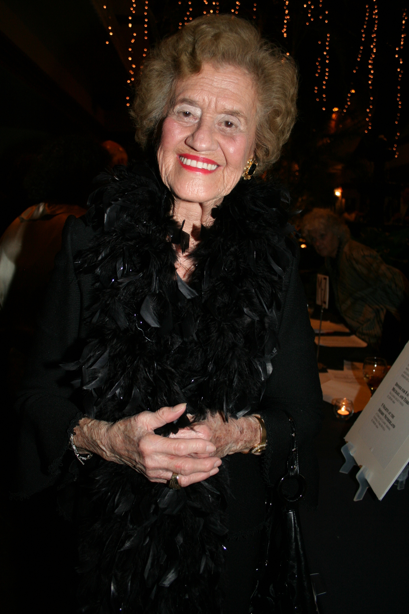 Betty Schoenbaum is a regular at black tie fundraiser events. Here, she is pictured Jan. 17, 2010, at Generations honoring Ron and Janis Collier. File photo