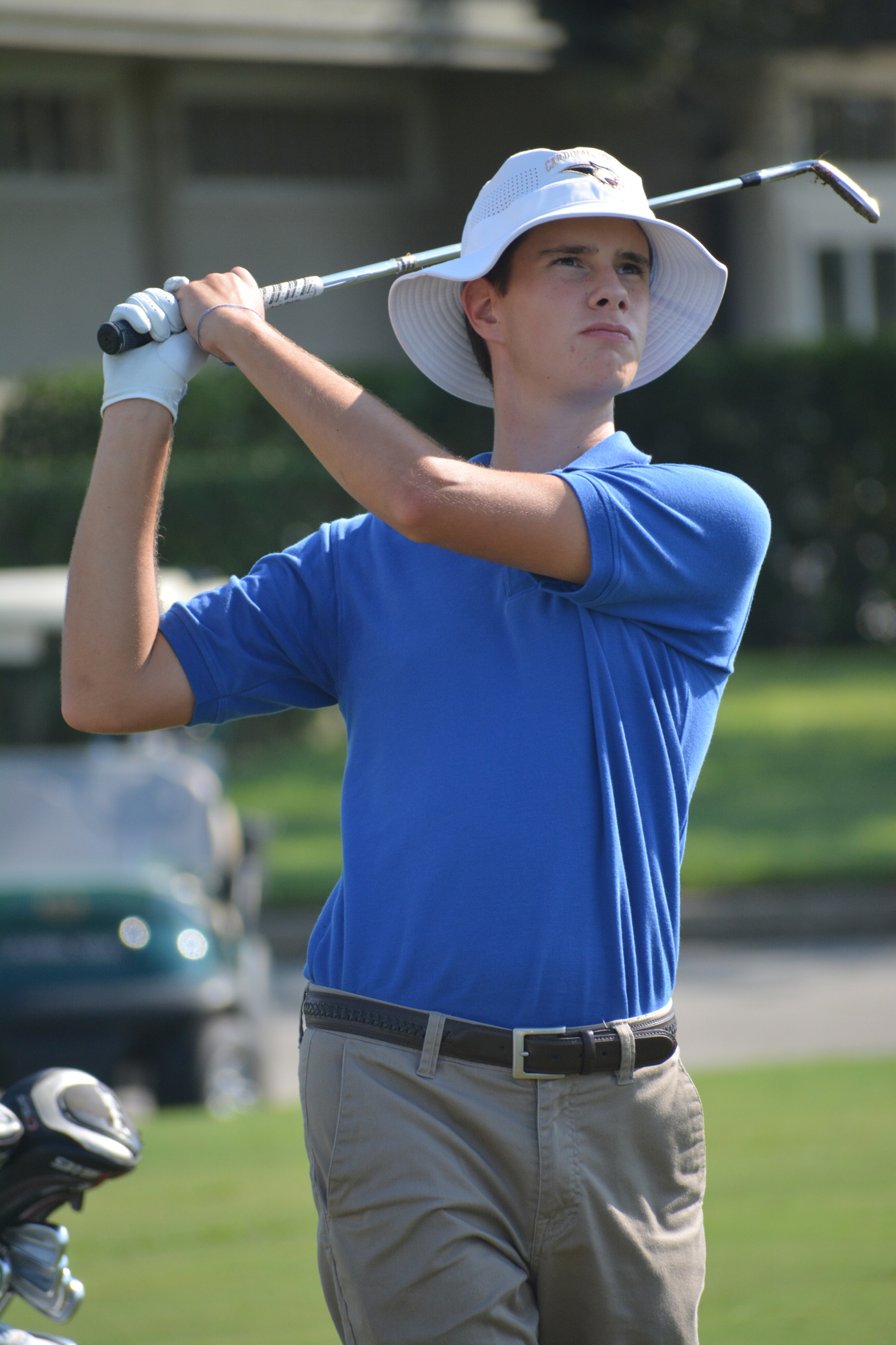 Senior captain Kyle Jarrett leads the Cardinal Mooney boys golf team.