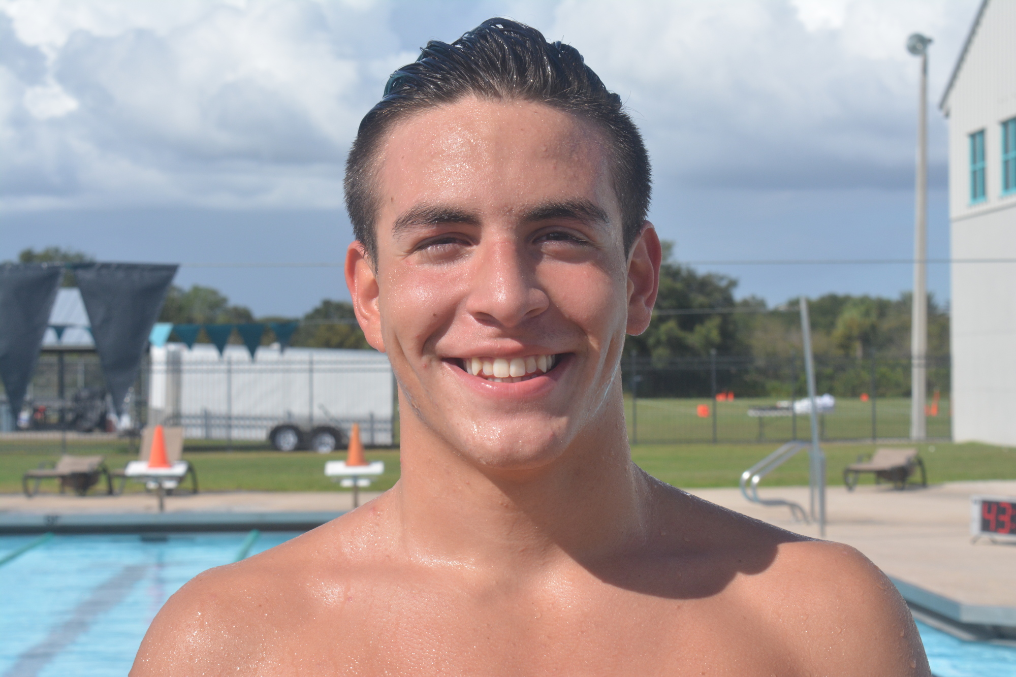 Lakewood Ranch's Sebastian Aguirre is part of the Colombian junior national swim team.