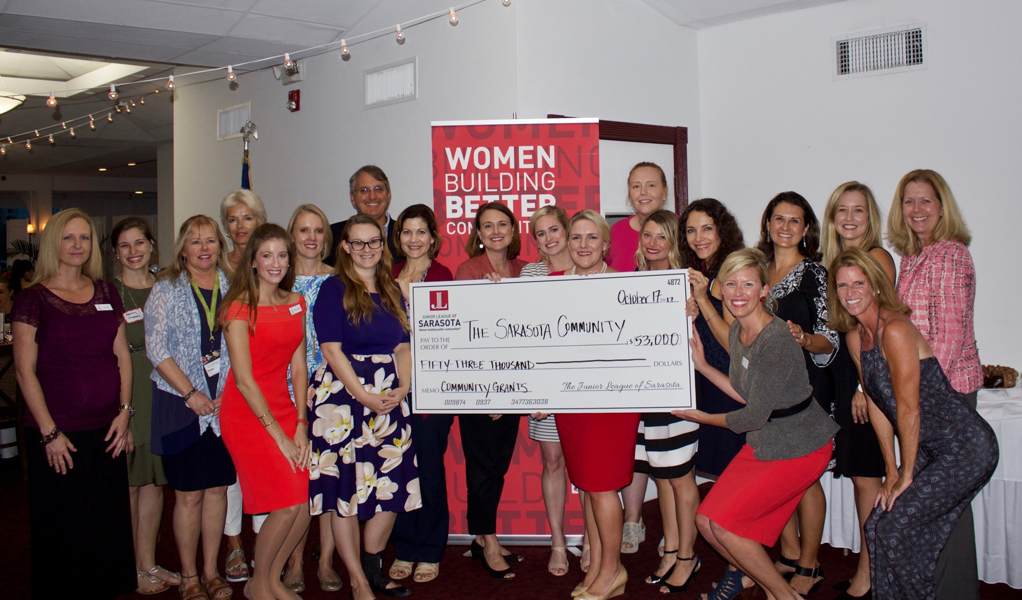  The Junior League of Sarasota gave $53,000 in grants to local nonprofits Oct. 17. Courtesy photo