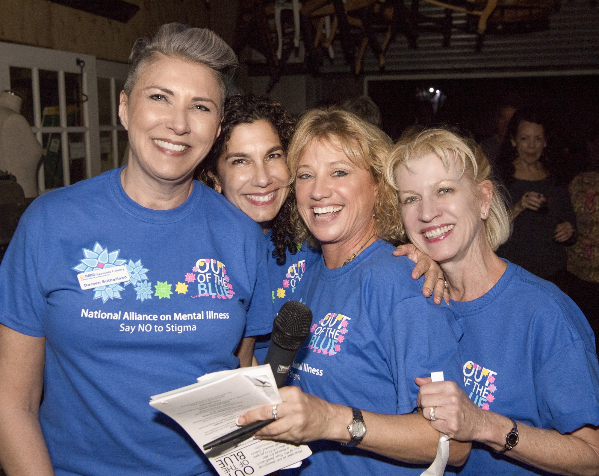 Chairwoman Doreen Sutherland, Wendy Abramson, Pam McCurdy and Jamie Barrett — Photo by Cliff Roles