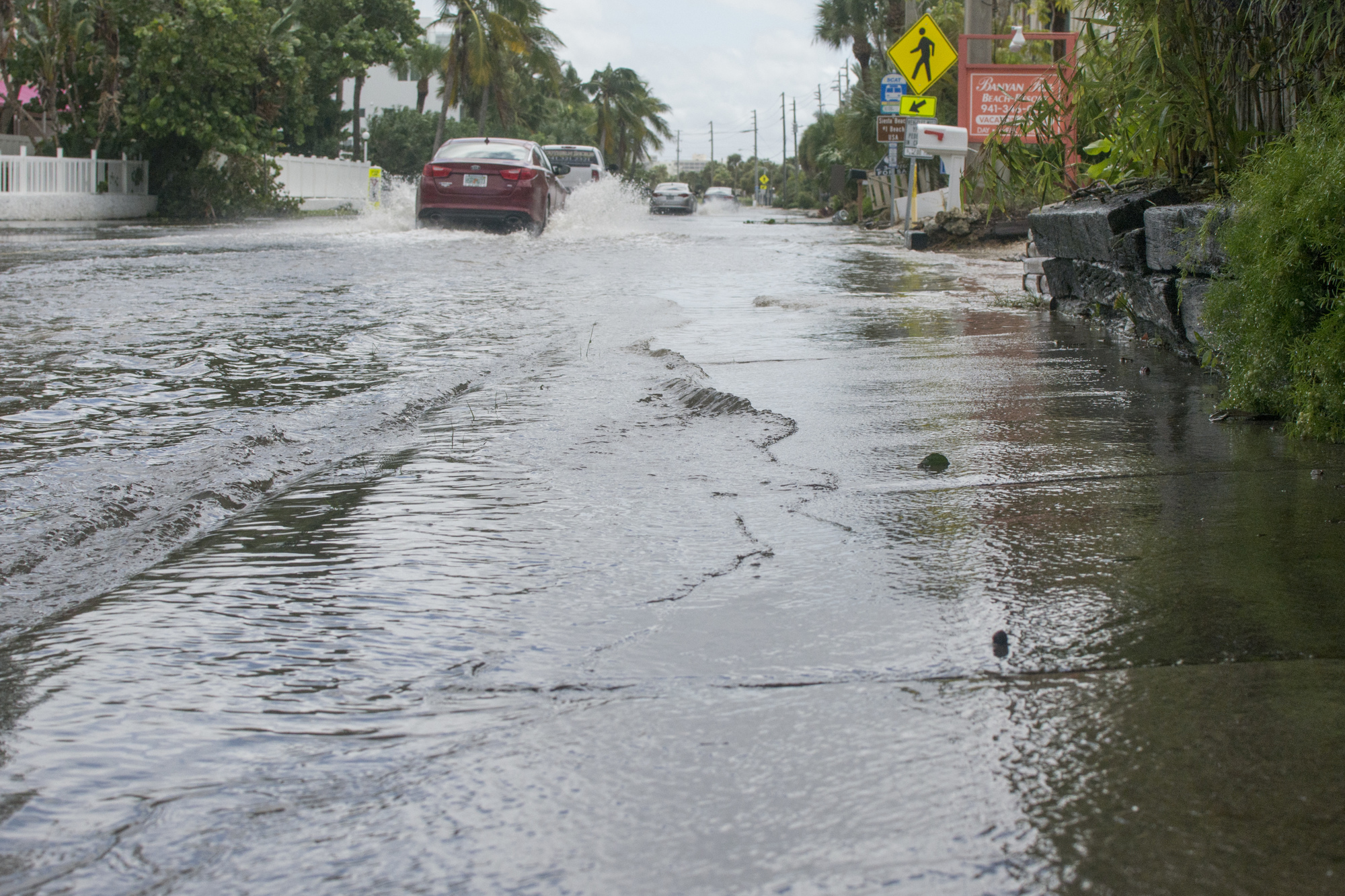 Hurricane Irma's rain brought flooding to the area.