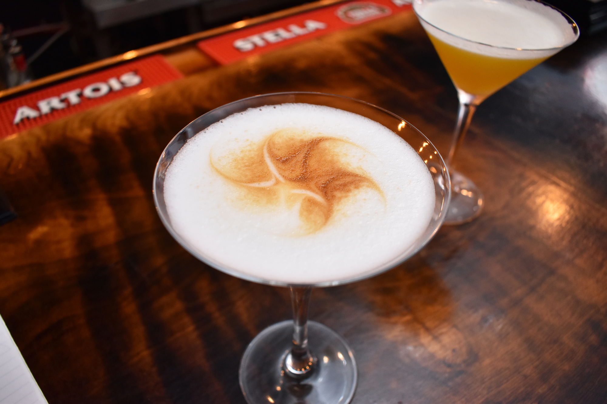 The Classic Pisco Sour is one of the most popular happy hour drinks at Brasa & Pisco. Photo by NIki Kottmann
