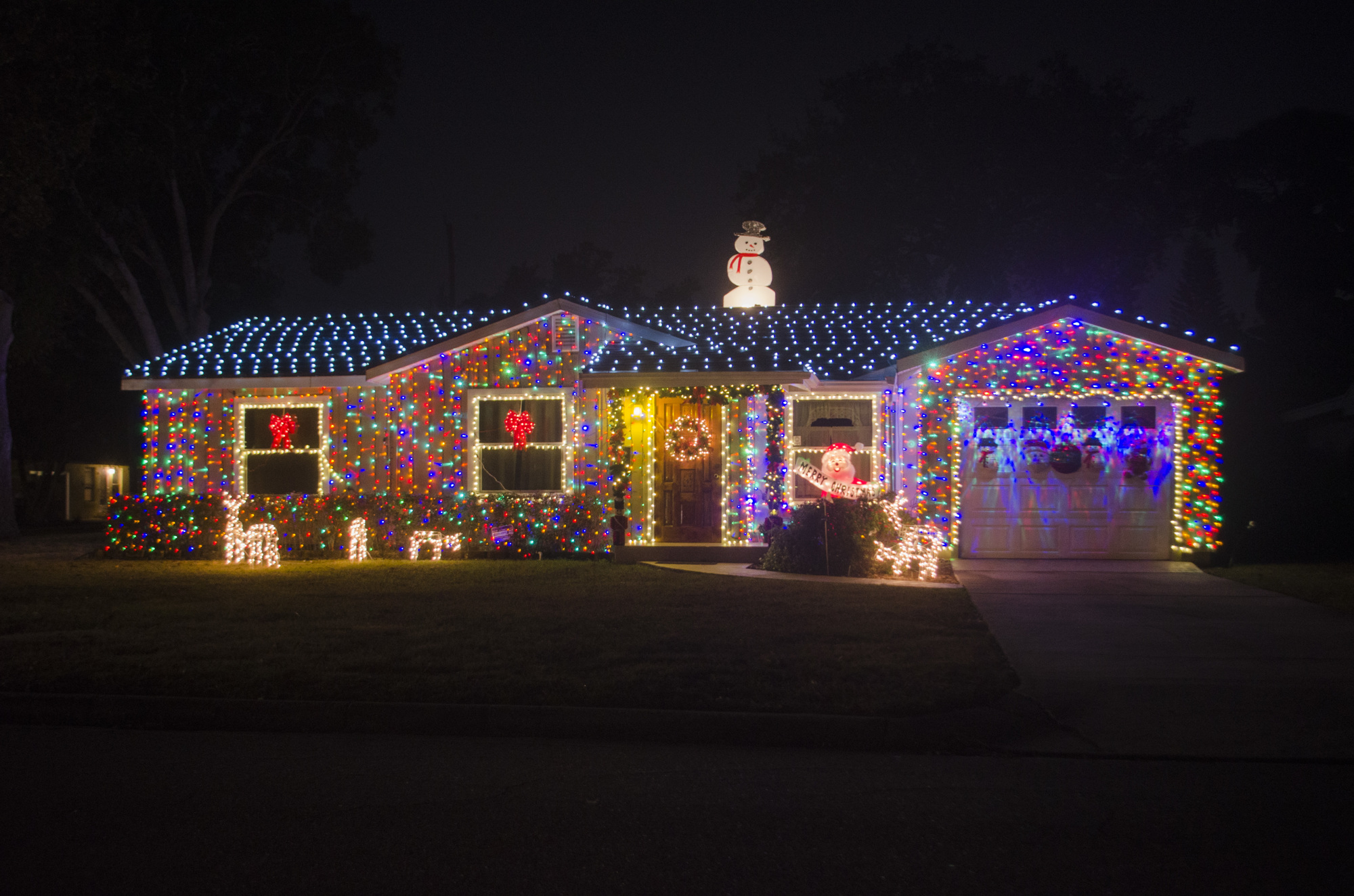 Madison Hipps has been decorating his home on East Avenue and Wisteria Street longer than he can remember. 