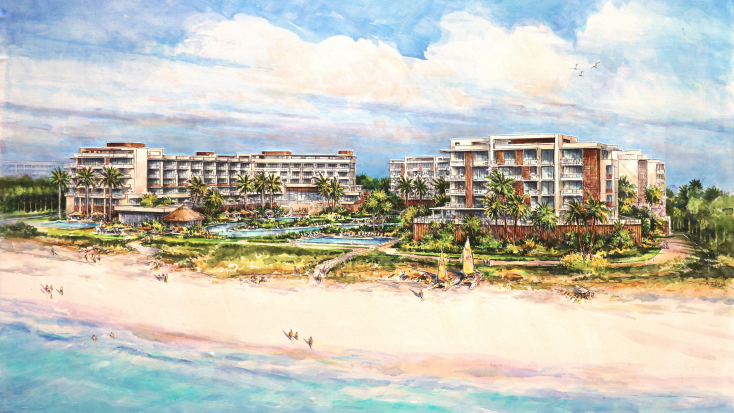 Latest rendering of the proposed development at the former site of the Colony. 