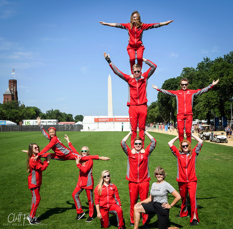 Both Circus Sarasota and Sailor Circus members got to perform at The Smithsonian Folklife Festival in D.C. Photo by Cliff Roles